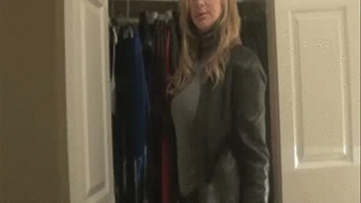 Want a Tour of My Leather Closet, Jerk Off Boy? (Special Request)