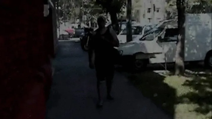 Public Flashing Chilean She-Male Pickup on the Street