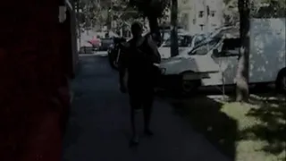 Public Flashing Chilean She-Male Pickup on the Street