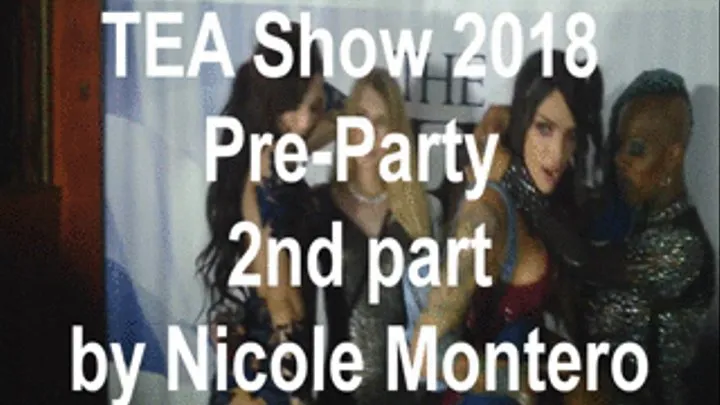 TEA Show 2018 with Pornstars flashing cock at the parties