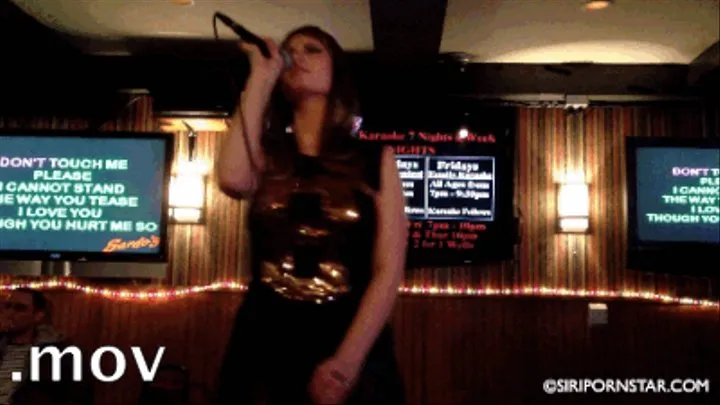 Siri Singing Tainted Love at Karaoke