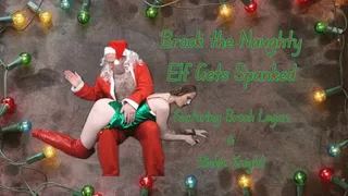 Naughty Elf Gets a Hard Spanking