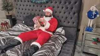 Santas Top Shelf Elf Magazine Girl Gives Him A Show