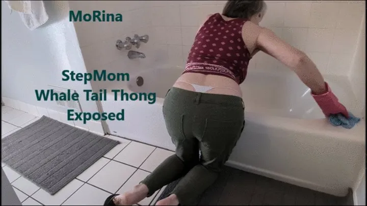 StepMom Whale Tail Thong Exposed