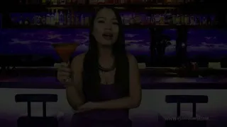 A Girl Walks in a Bar - JOI in public