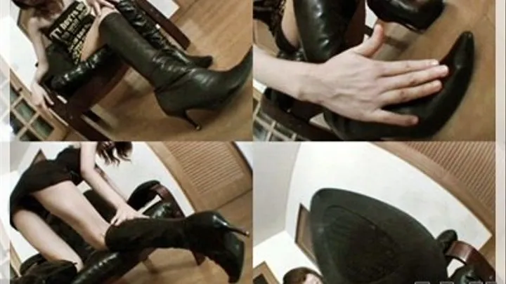 Dominatrix Bitch Commands You to Lick and Suck Her Feet Part 1 - FFIS-002 ( - AVI Format)