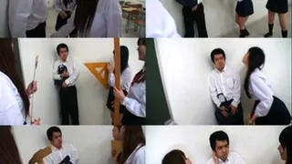 Sexy School Vixens HARASS Male Transferee! - Part 2 (Faster Download)