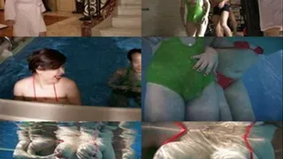 Spoiled Giantess Babe Plays with Boytoys in the Pool - Full version (Faster Download - )