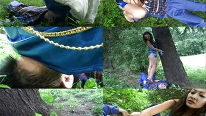 Giantess FACESITS A Little Man In The Woods - JFD-008