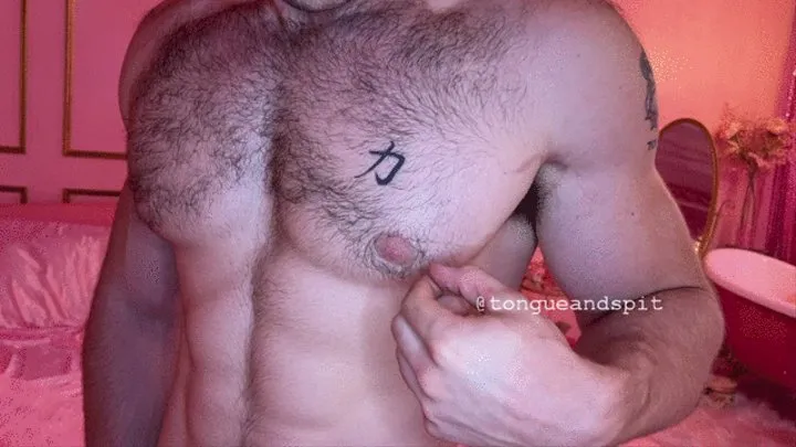 Zack Dickson Nipples and Hairy Pecs Video 1