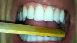 My sexy Molars vs. wooden stick HD ( /720)