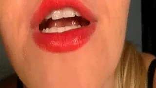 Super Sexy Open Mouth Swallowing