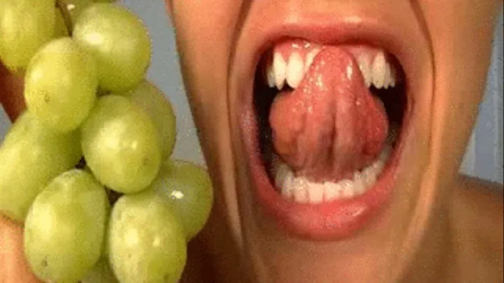 Grapes Crushed and Chewed