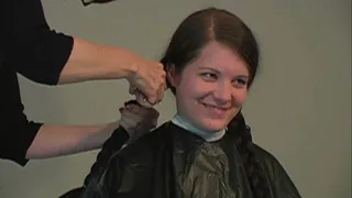 Bob Haircut Amanda in a Studio