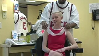 Kat's Crown Haircut in Barbershop