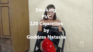PVC Smoking Fetish 120 Cigarettes