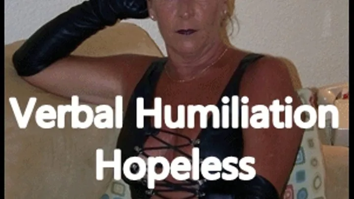 Verbal Humiliation Hand Humper