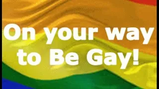 On your way to be Gay!