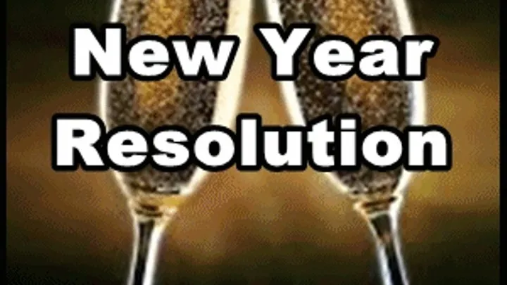 New Year Resolution Cocksucking