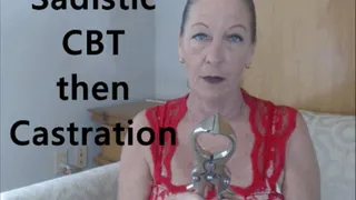 Cruel CBT before Castration