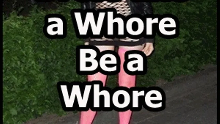 Dress like a Whore Be a Whore