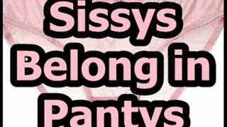 Sissys Belong In Pantys