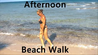 Afternoon Thong Bikini Ocean Walk