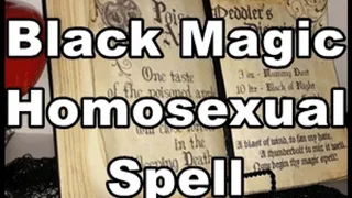 Goddess Natasha uses dark magic to cast a Black Magic Homosexual Spell