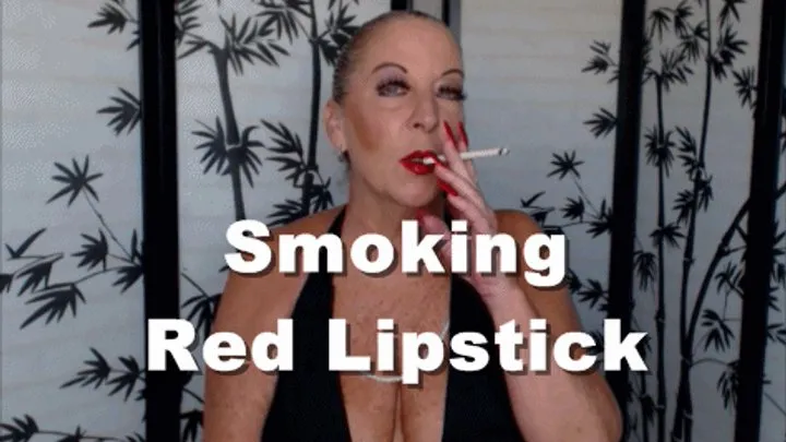 Smoking 120 Cigarette Red Lipstick XHD