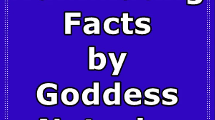 Humiliating Facts Goddess Natasha