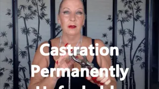 Castration Permanently Unfuckable XHD