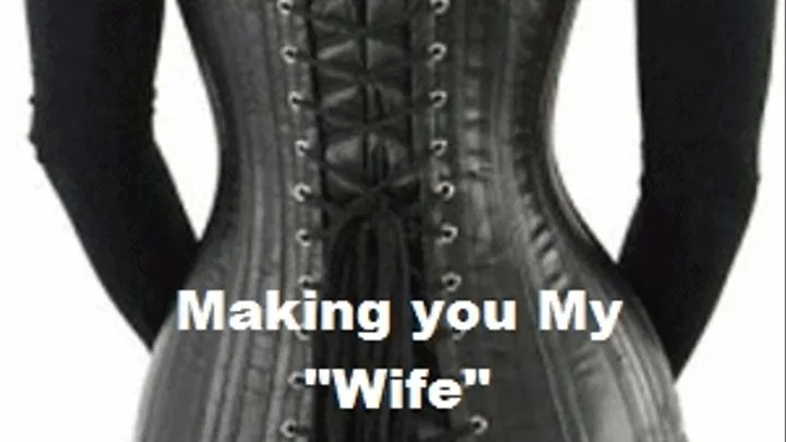 Corset Waist Training for My "wife"