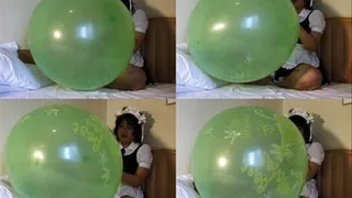 Maid's Big Balloon Blowing Break - YUD-065 - Part 4