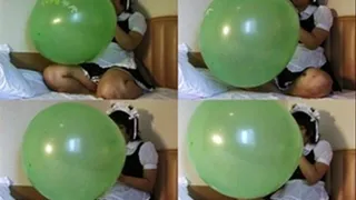 Maid's Big Balloon Blowing Break - YUD-065 - Part 3 (Faster Download)