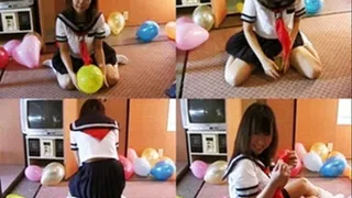 Schoolgirl Balloon Popping Assignment - YUD-006