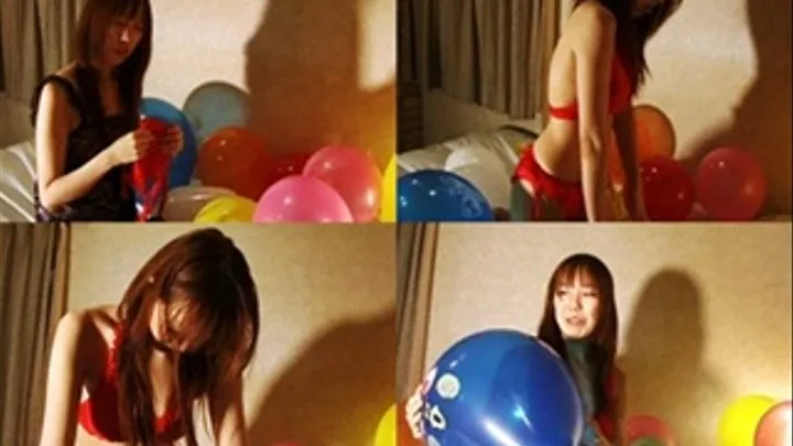 Bikini-Clad Balloon-Lover Lass - YUD-018