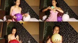 Naughty Lady Stuffs Self With Balloons - YUD-024 - Part 1