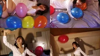 Glam Mistress Becomes Playful With Balloons - YUD-043 - Full version