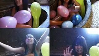 Balloon Playtime From Her Room To Her Tub - YUD-006 - Part 3 (Faster Download)