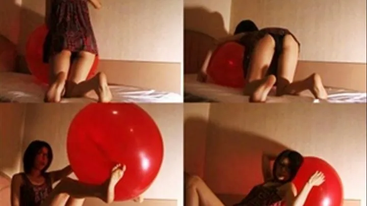 Failed Attempts To Pop Huge Red Balloon - YUD-044 - Part 2 (Faster Download)