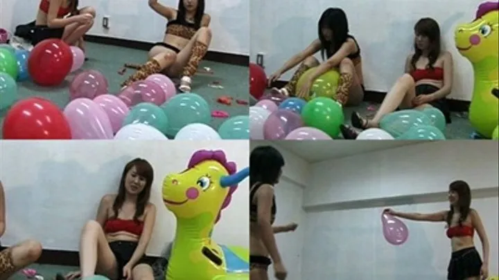 Playing with Balloons After Inflating Them - YUD-016 - Full version