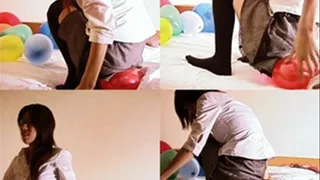 Japanese Student's After School Balloon Popping! - YUD-056 - Part 1 (Faster Download)