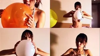 Naughty Mistress Blows Balloon, Licks It & Pops It! - YUD-054 - Part 2 (Faster Download)