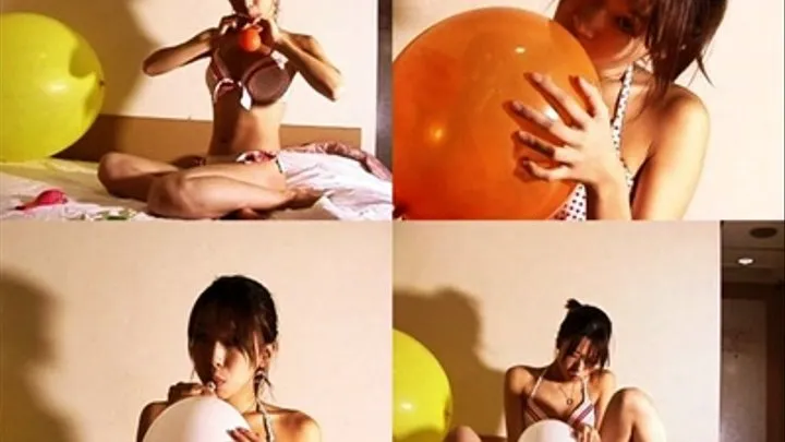 Naughty Mistress Blows Balloon, Licks It & Pops It! - YUD-054 - Full version