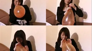 Pretty Japanese Is Having Fun Blowing Balloons - YUD-060 - Part 3 (Faster Download)