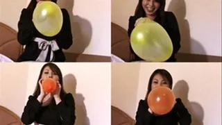 Pretty Japanese Is Having Fun Blowing Balloons - YUD-060 - Part 2 (Faster Download)