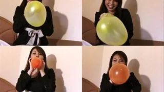 Pretty Japanese Is Having Fun Blowing Balloons - YUD-060 - Part 2