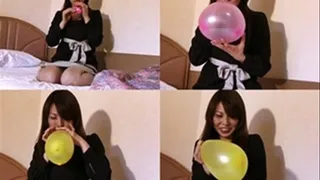 Pretty Japanese Is Having Fun Blowing Balloons - YUD-060 - Part 1 (Faster Download)