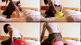 Japanese Student's After School Balloon Popping! - YUD-056 - Part 3 (Faster Download)