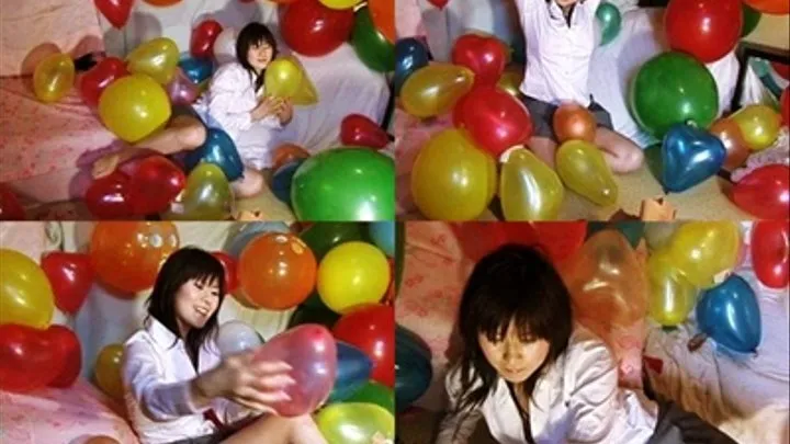 It's A BED FULL OF BALLOONS With A Mistress Lying On It! - YUD-012 - Part 2